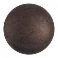 Les perles par Puca® Cabochon 25mm - Dark bronze mat 23980/84415